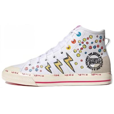 : Disney/迪士尼 x Adidas Originals三叶草 NIZZA Hi Rf 高帮板鞋GZ8838