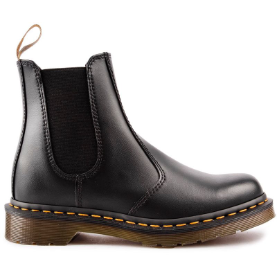 Dr. Martens Vegan 2976 靴子 马汀博士女款纯色英伦风鞋靴软硬皮经典款真皮孔马丁靴 2976VEGB