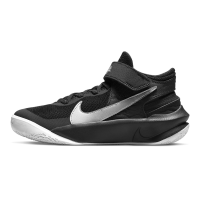 Nike 耐克 Team Hustle D 10 FlyEase 中帮 复古篮球鞋 GS 黑红 DD7303-004