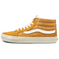 范斯VANS SK8 Reissue Retro Sports 中帮 板鞋 男女同款 黄白色 VN0A3MV8UCP