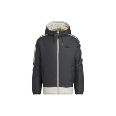 Adidas 阿迪达斯 Reversible Padded Jacket 运动休闲抓绒连帽夹克外套 IW4038