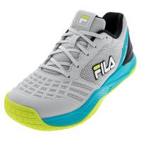 斐乐(FILA)Men'sTennisShoesGlacierGrayScubaBlueStreamlinedCus