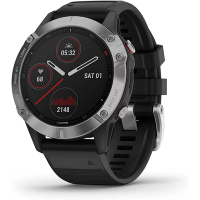颂拓(SUUNTO) fenix 6 高级多运动GPS手表,户外运动智能心率血氧多功能手表-黑色