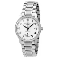 浪琴(Longines)男表Master 大师系列银色表盘腕表时尚机械手表