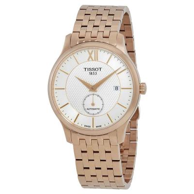 天梭(TISSOT) 男士 Tradition Ps 自动机械手表T0634283303800