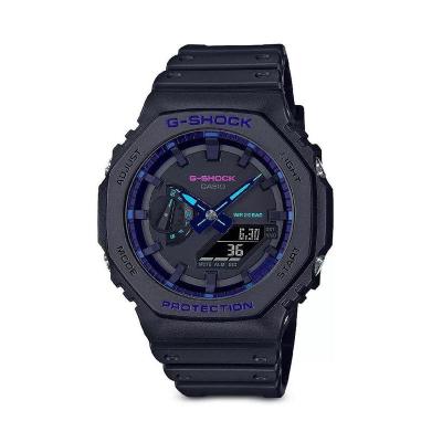 卡西欧(CASIO) 经典时尚百搭 黑色树脂表带模拟数字表盘 48.5 毫米 石英手表