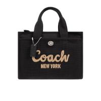 COACH 蔻驰 官方正品 女士单肩包 经典时尚卡通徽标拉链休闲简约斜挎包 日常通勤 CP164-LHBLK