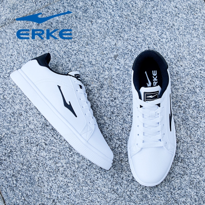 鸿星尔克(ERKE)男鞋板鞋男2022年冬季品牌 春季运动鞋小白鞋