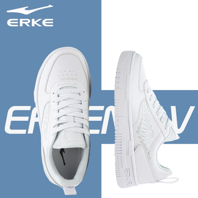 鸿星尔克(ERKE)板鞋男鞋2022夏新款男士鞋子休闲鞋白色滑板小白鞋运动鞋
