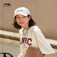 李宁(LI-NING)短袖T恤男女同款官方新款运动时尚系列情侣装圆领夏季运动服