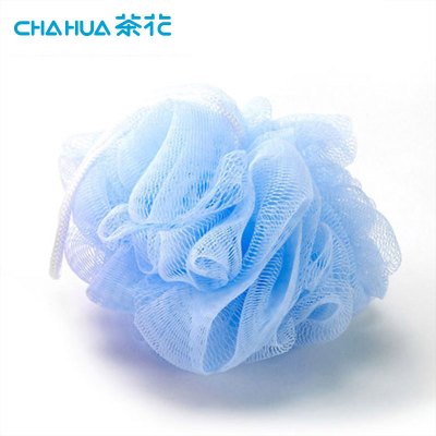 茶花(CHAHUA)浴花沐浴球浴室洗澡浴擦洗澡巾柔软沐浴花球洗浴家居用 颜色随机