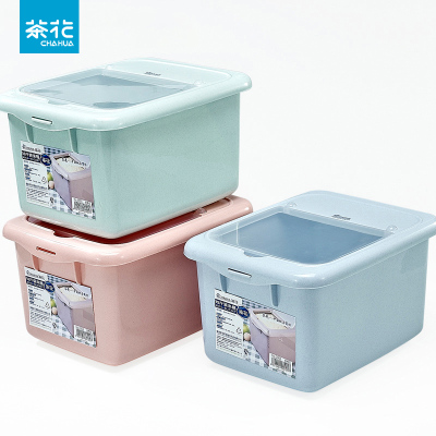 茶花(CHAHUA)米桶厨房计量储米箱密封防尘米面大米收纳箱面粉桶