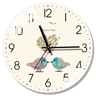 大理石北欧现代 挂纳丽雅钟客厅表家用时钟创意时尚简约大气轻奢壁 Y05款(钢化玻璃表盘) 10英寸(直径25.5厘米)