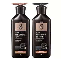 吕(RYO)臻参焕活御时昇机洗护套装400ml*2(黑吕 洗发水400ml+护发乳400ml)