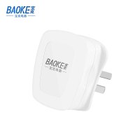宝克(BAOKE)BKT-03 接线插头电源转换器插座插头 16A单相两级带接地三脚可拆线插头 白色 5个/组 1组
