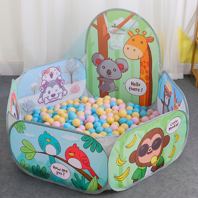 智扣儿童海洋球池围栏帐篷室内家用婴儿宝宝玩具池波波水池投篮球池加厚