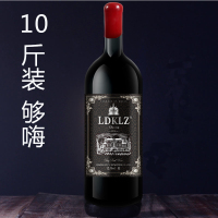 LDKLZ 10斤 大瓶装 5L法国原酒进口干红葡萄酒