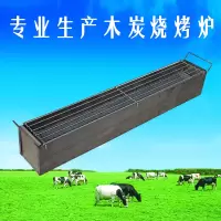 专用烧烤炉子无烟纳丽雅(Naliya)烧烤车定制木炭烧烤炉加厚加宽商用摆摊烧 1.9*20*20(适配2.0机器)带钢网