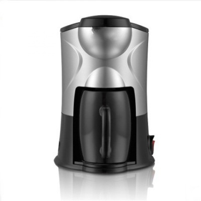 咖啡机全自动纳丽雅家用迷你美式滴漏式煮咖啡壶泡茶机 黑色
