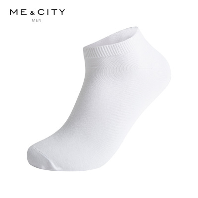 [好货直降:19]MECITY男装2020春季男休闲短筒多色可选棉质短袜