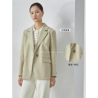 [1件5折价:135]MECITY女装21春季新款单扣设计气质时尚商务韩版西装外套女