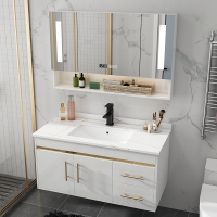 纳丽雅北欧浴室柜组合现代简约洗脸洗手台盆小户型卫生间洗漱台镜柜
