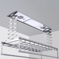 纳丽雅嵌入式电动晾衣架集成吊顶智能晾衣机阳台自动升降凉衣架双杆遥控