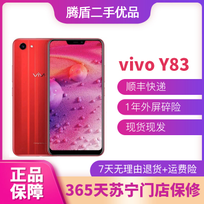 vivo Y83 全面屏手机 二手安卓 游戏智能手机 9成新 魅力红 4G+64G 全网通