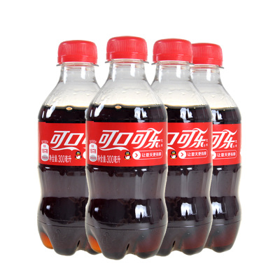 可口可乐300ml*6瓶碳酸饮料小瓶装