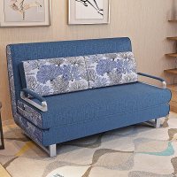 折叠沙发床两用 1.2米1.5单双人小户型1.8多功能布艺沙发拆洗 邮