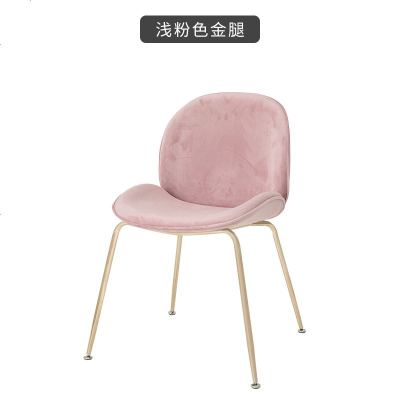 北欧轻奢餐椅简约现代梳妆椅甲壳虫椅子靠背家用卧室书桌椅化妆椅