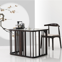 茶桌椅组合新中式全实木泡茶功夫茶台禅意茶桌家用阳台小茶台