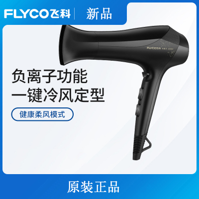 飞科(FLYCO)飞科电吹风机家用发型师专用大功率 宿舍学生 吹风筒 黑色
