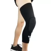 夏季篮球护膝蜂窝防撞男加长运动护具装备透气护腿长短款紧身
