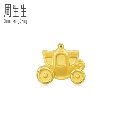 周生生(CHOW SANG SANG)黄金(足金)Charme宝贝爱情童话系列马车转运珠92315C定价