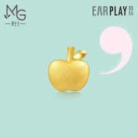 周生生(CHOW SANG SANG)黄金(足金)Lets Play系列Ear Play苹果耳钉91973E定价
