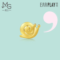 周生生(CHOW SANG SANG)黄金(足金)Lets Play系列Ear Play蜗牛耳钉91972E定价