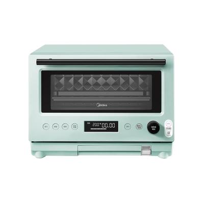 美的微波炉 PG2311W 蒸烤箱家用变频微蒸烤一体机台式微波炉电烤箱电蒸箱 淡雅绿