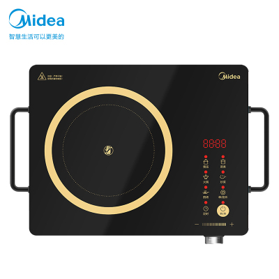 美的(Midea)电陶炉 2200W大功率 电磁炉 触摸按键 红外光波炉加热不挑锅CHW2201A [商场同款]