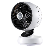 Baoerma电风扇循环扇家用涡轮空气对流扇立体摇头静音台式电风扇遥控款