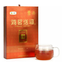 中茶 湖南安化黑茶 2017年鸡茗送福鸡年生肖手筑茯砖茶1kg