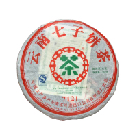 中茶 云南普洱茶七子饼 2007年7121 古树生茶357克/饼