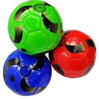 甄萌 二2号足球儿童玩具启蒙幼儿园彩色图案礼物球耐磨训练