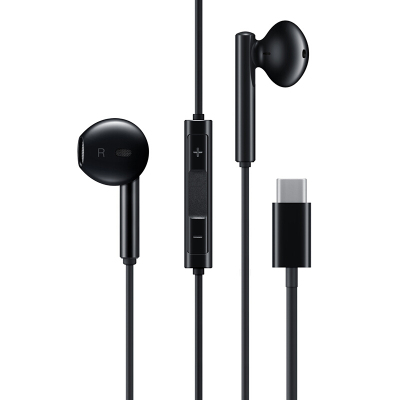 华为(HUAWEI)华为经典耳机(USB Type-c版)黑色 CM33 原装耳机入耳式线控Type-c接口通用