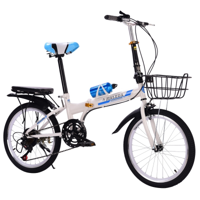 王太医折叠自行车便携成年人20寸男女式学生可放后备箱变速小型单车
