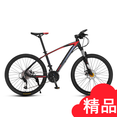 永久上海山地车自行车男学生变速轻便青少年双减震越野