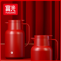 富光(FGA)保温壶家用结婚壶红色陪嫁玻璃内胆保温瓶送礼显温大容量水壶运动水壶