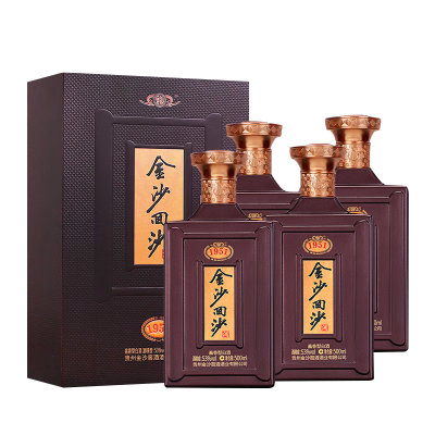 金沙 纪年酒1951 500ml*4 箱装 53度酱香型白酒(新版发货)