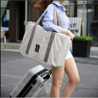 可折叠旅行袋超大容量手提收纳袋旅李包女短途可套拉杆登机包