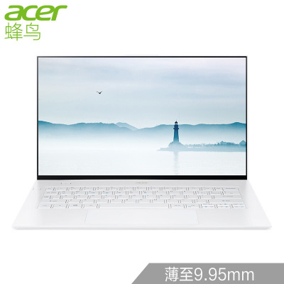 宏碁(Acer) [新品]蜂鸟7 14英寸全面屏便携超轻薄本触摸屏笔记本电脑 (i5-8200Y 8G 256G PCIe SSD IPS win10)堂纸白 烟墨黑可选